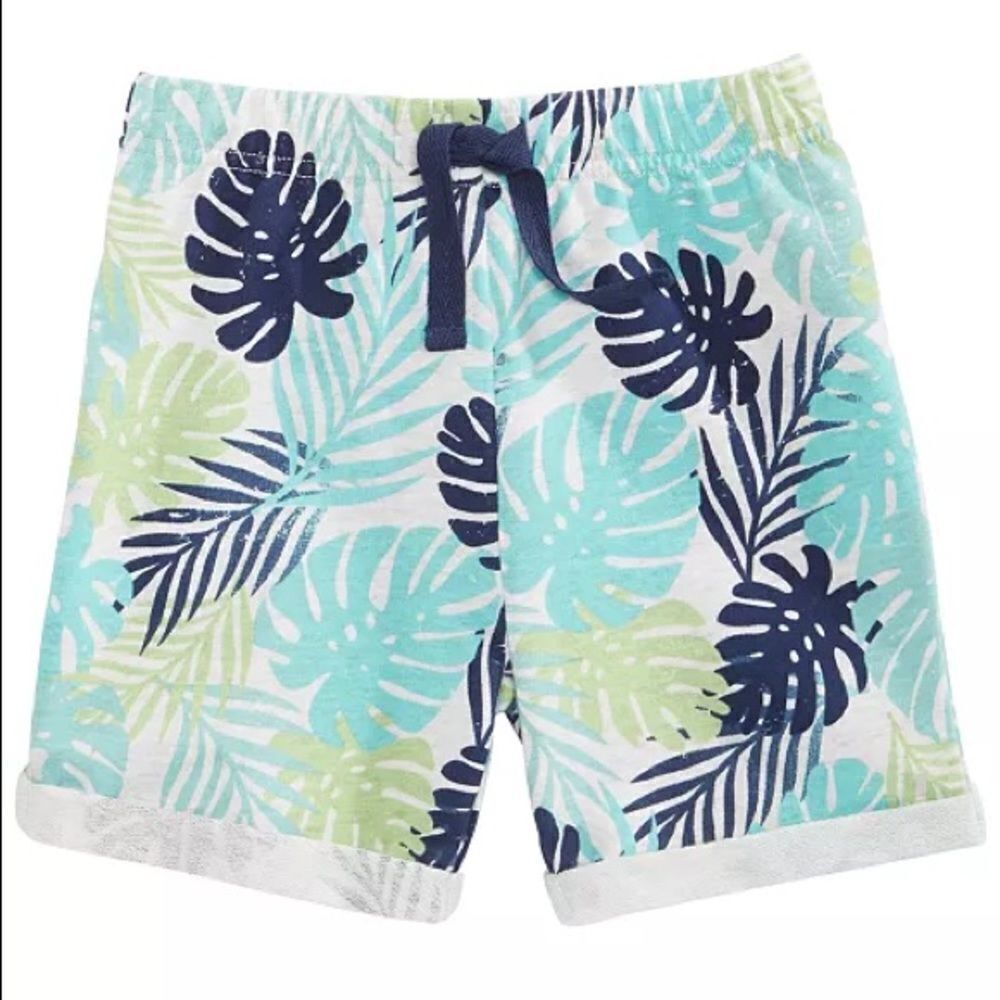 ✨2xHP✨Toddler Boys Tropical-Print Shorts✨